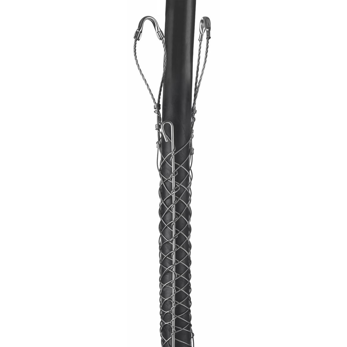 Hubbell Wiring Device-Kellems 02403008 Standard Duty Rod Closing Split Mesh Double Eye Single Weave Support Grip, 5000 lb Breaking Strength, 1.75 to 1.99 in Cable, Stainless Steel