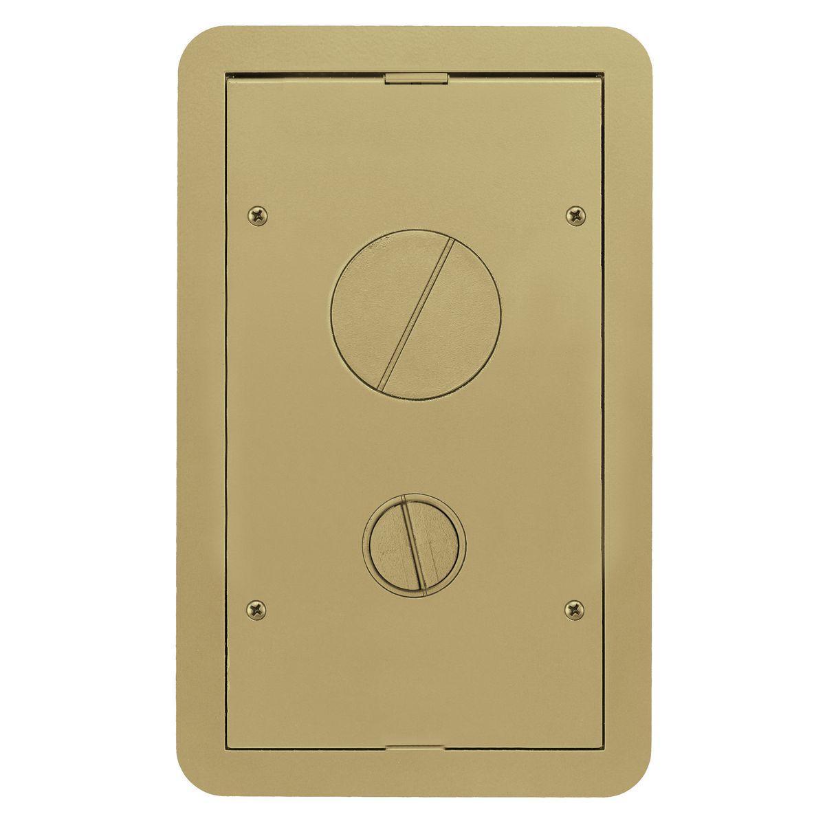 Hubbell Wiring Device-Kellems 24GCFFCVRBRS Floor Box Covers