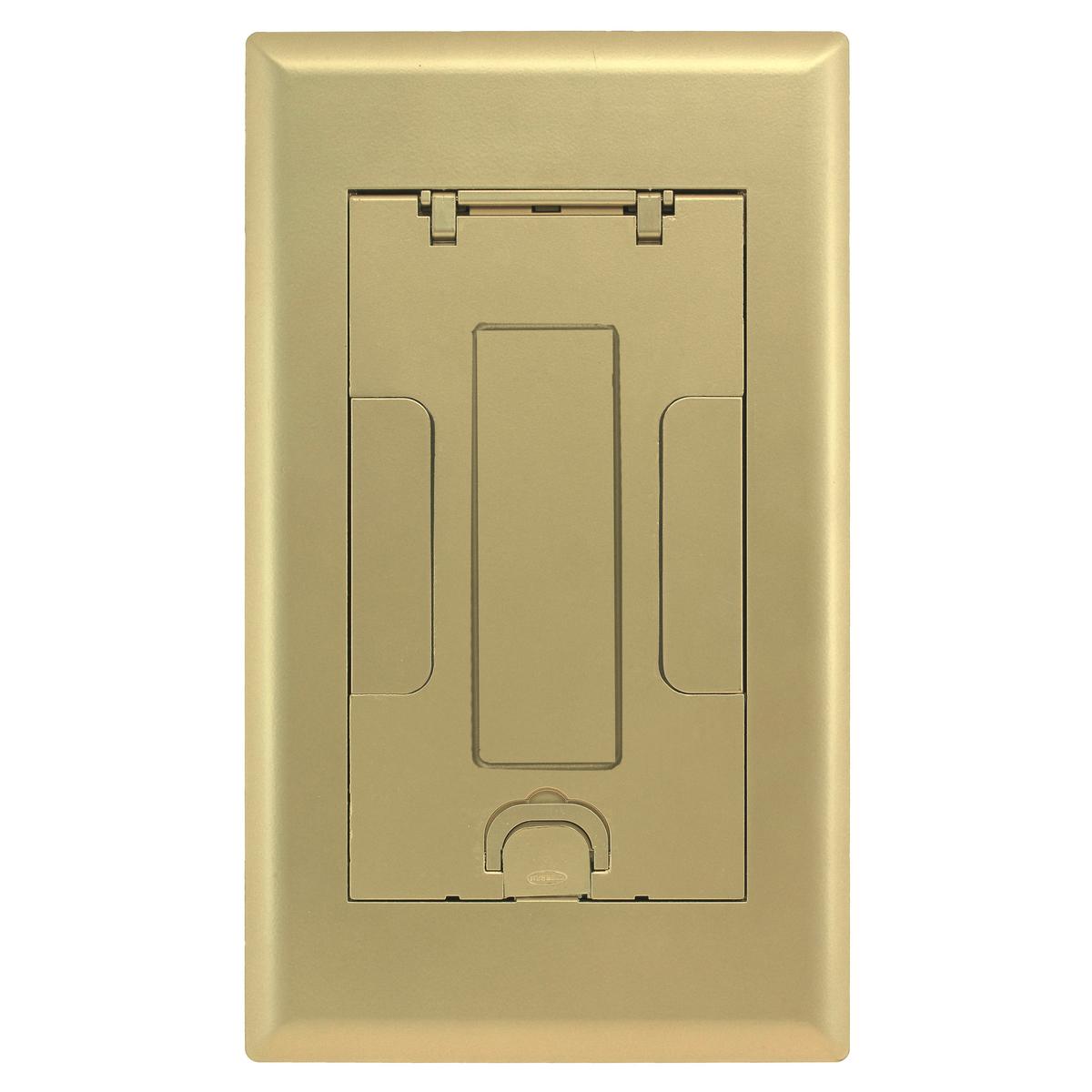 Hubbell Wiring Device-Kellems 2GAFBCVRBRSC Floor Box Covers
