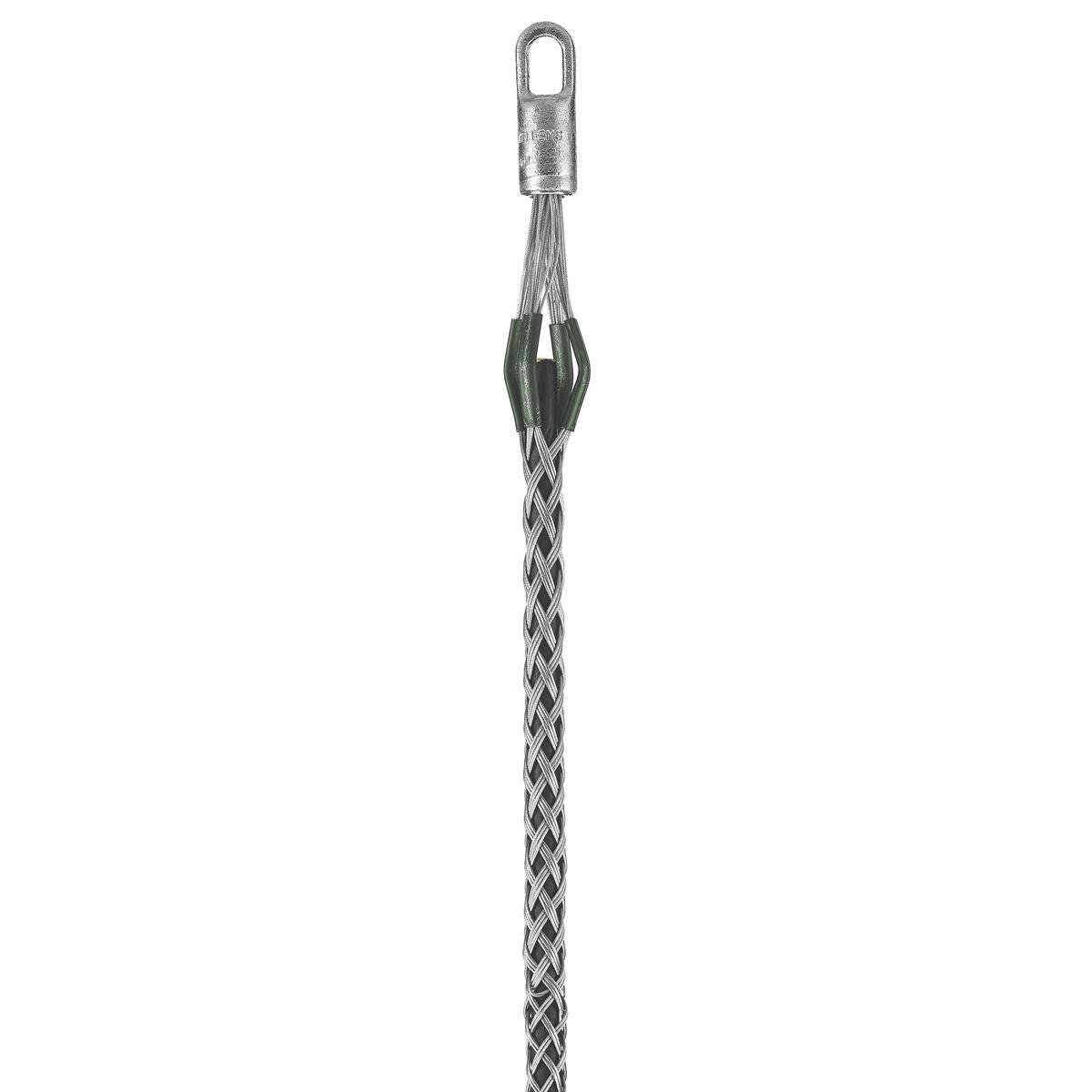 Hubbell Wiring Device-Kellems 033021030 Standard Multiple Strength Non-Mounted Pulling Grip, 3 to 3.49 in Dia Cable, 54 in L Mesh, 1-7/8 in Dia Eye, 9600 lb Load, Galvanized Steel