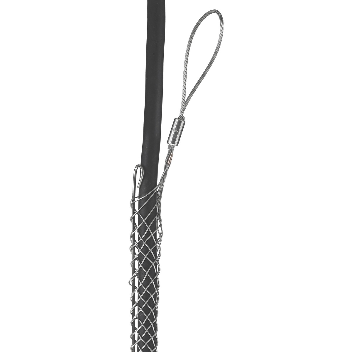 Hubbell Wiring Device-Kellems 03310008 Standard Non-Mounted Slack Pulling Grip, 2 to 2.49 in Dia Cable, 19 in L Mesh, 1800 lb Load, Galvanized Steel