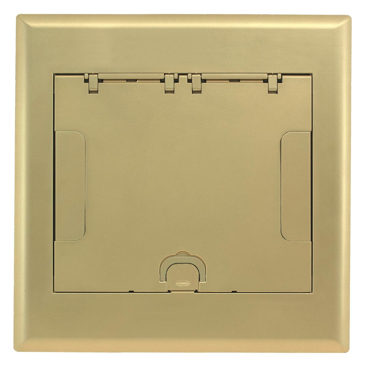 Hubbell Wiring Device-Kellems 4GAFBCVRBRS Floor Box Covers