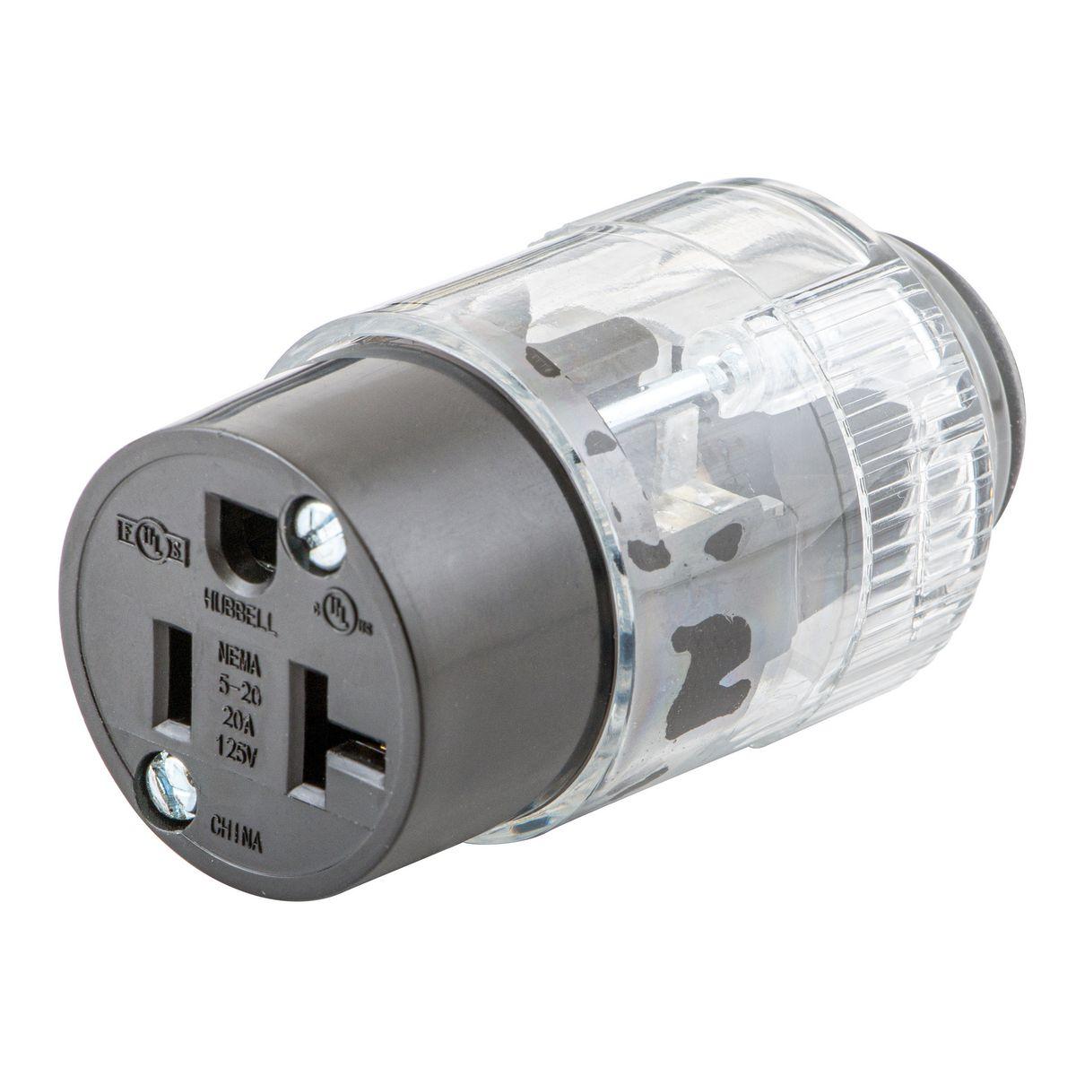 Hubbell Wiring Device-Kellems 520LC Straight Blade Connectors