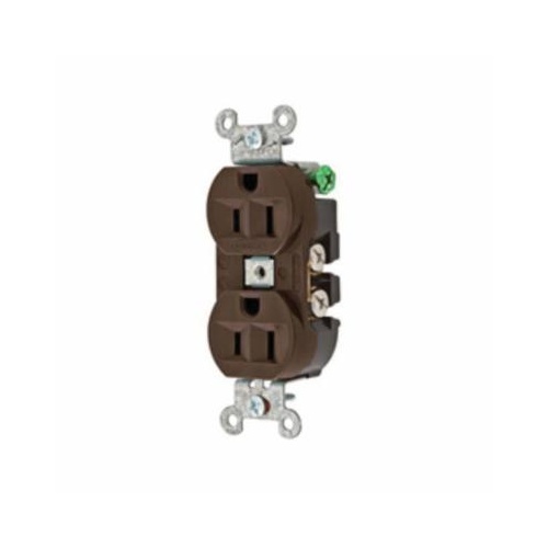 Hubbell Wiring Device-Kellems 5262G Straight Blade Receptacles