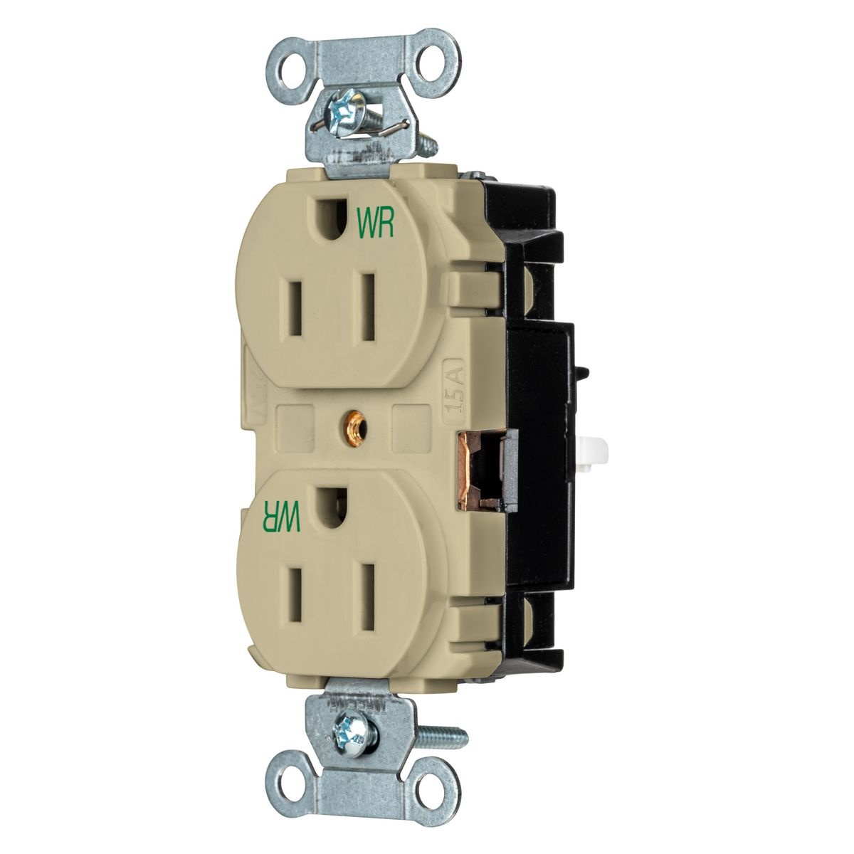 Hubbell Wiring Device-Kellems 5262STIWR Straight Blade Receptacles