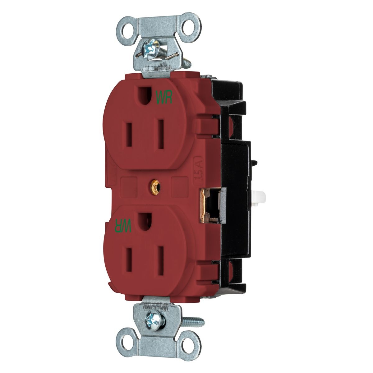 Hubbell Wiring Device-Kellems 5262STRWR Straight Blade Receptacles