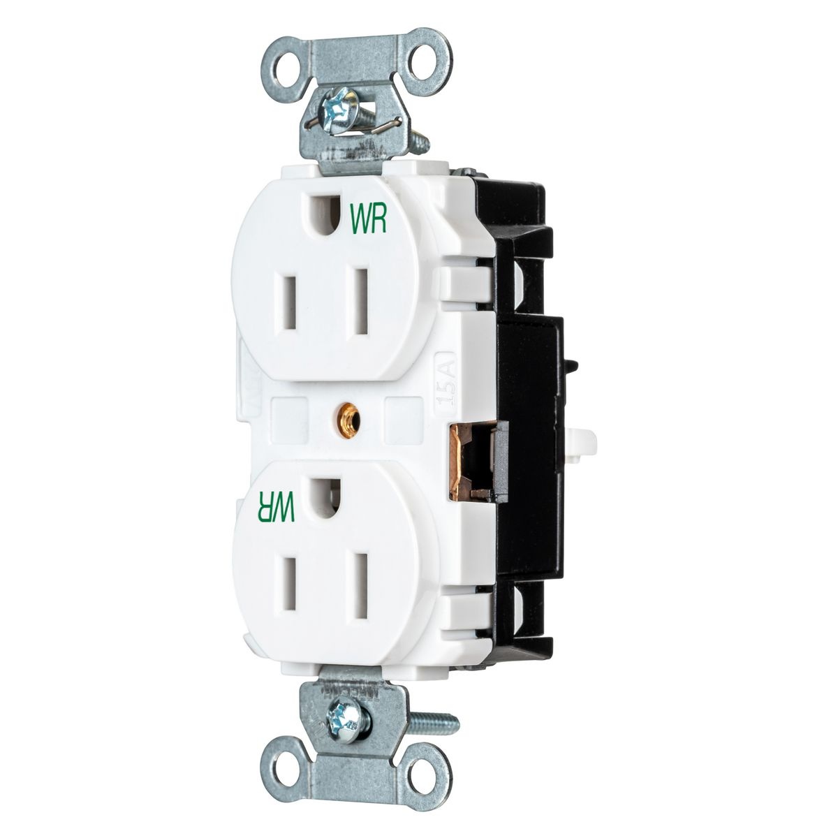 Hubbell Wiring Device-Kellems 5262STWWR Straight Blade Receptacles