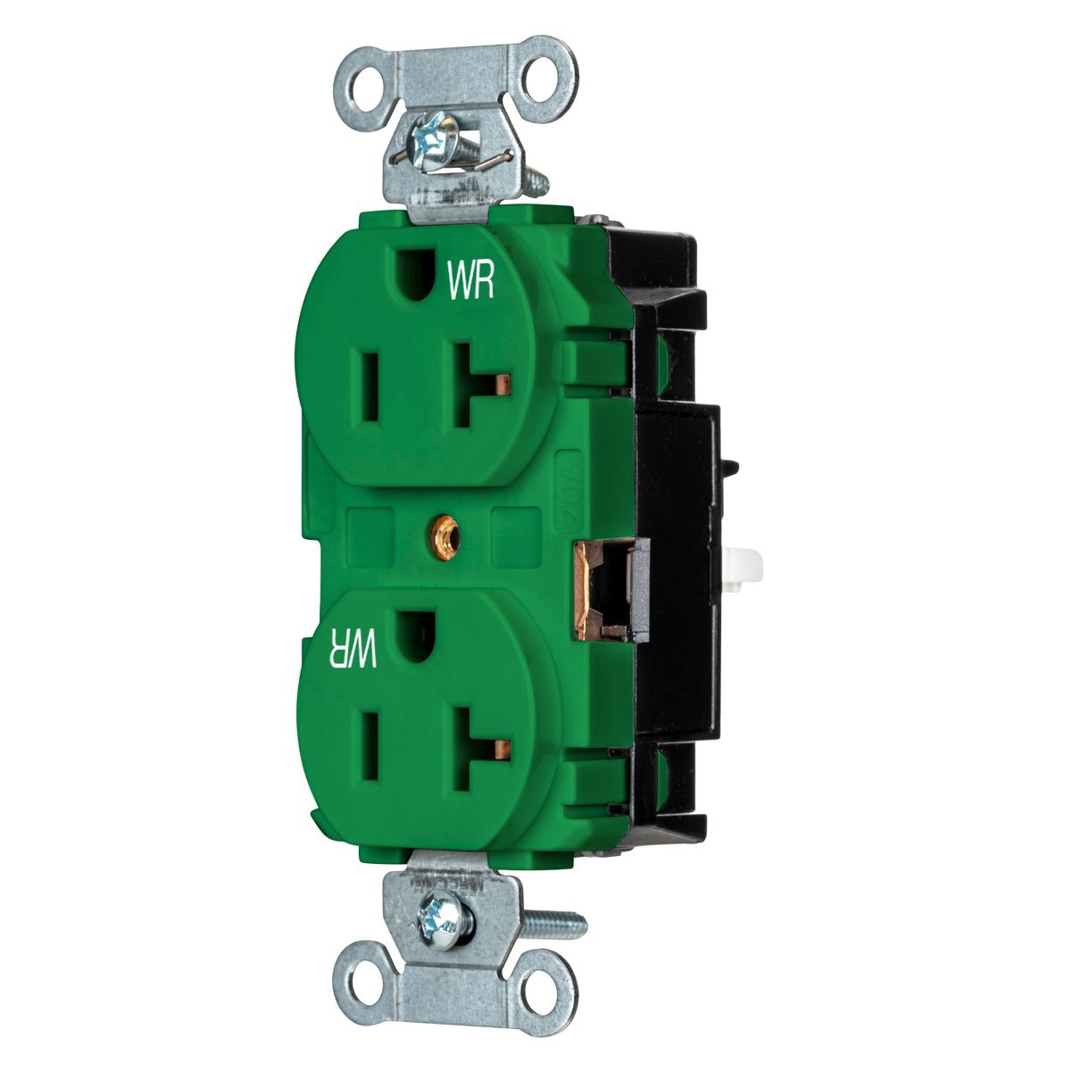 Hubbell Wiring Device-Kellems 5362STGNWR Straight Blade Receptacles