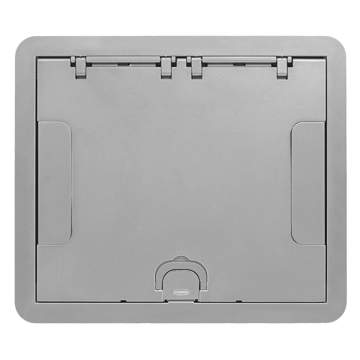 Hubbell Wiring Device-Kellems 610GCCVRALU Standard Carpet Cover, 11-1/2 in L 10 in W