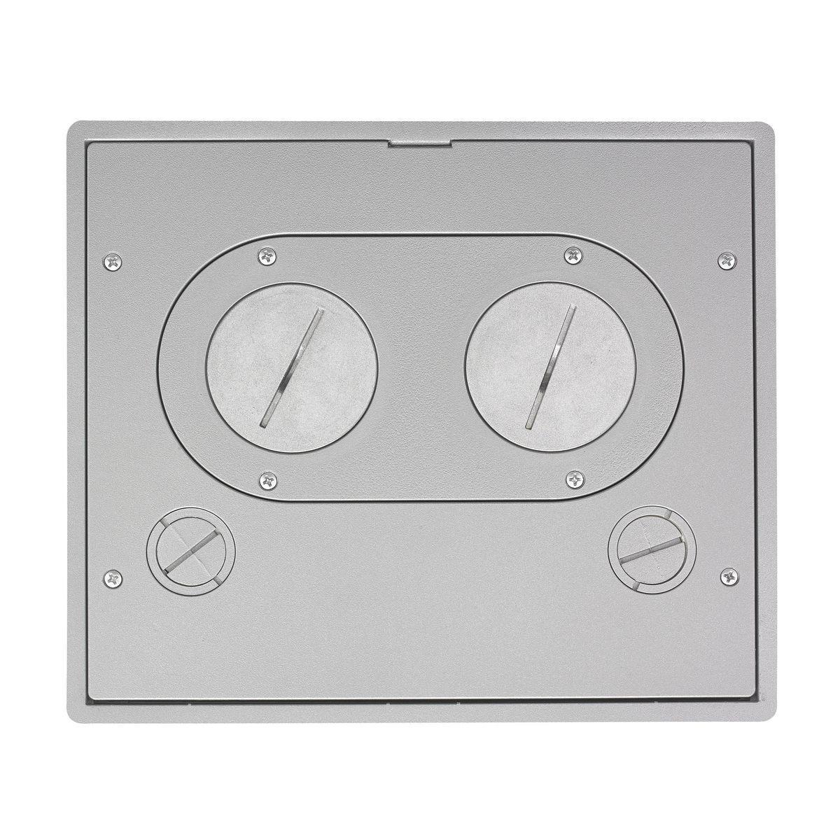 Hubbell Wiring Device-Kellems 610GTFFCVRALU Floor Box Covers