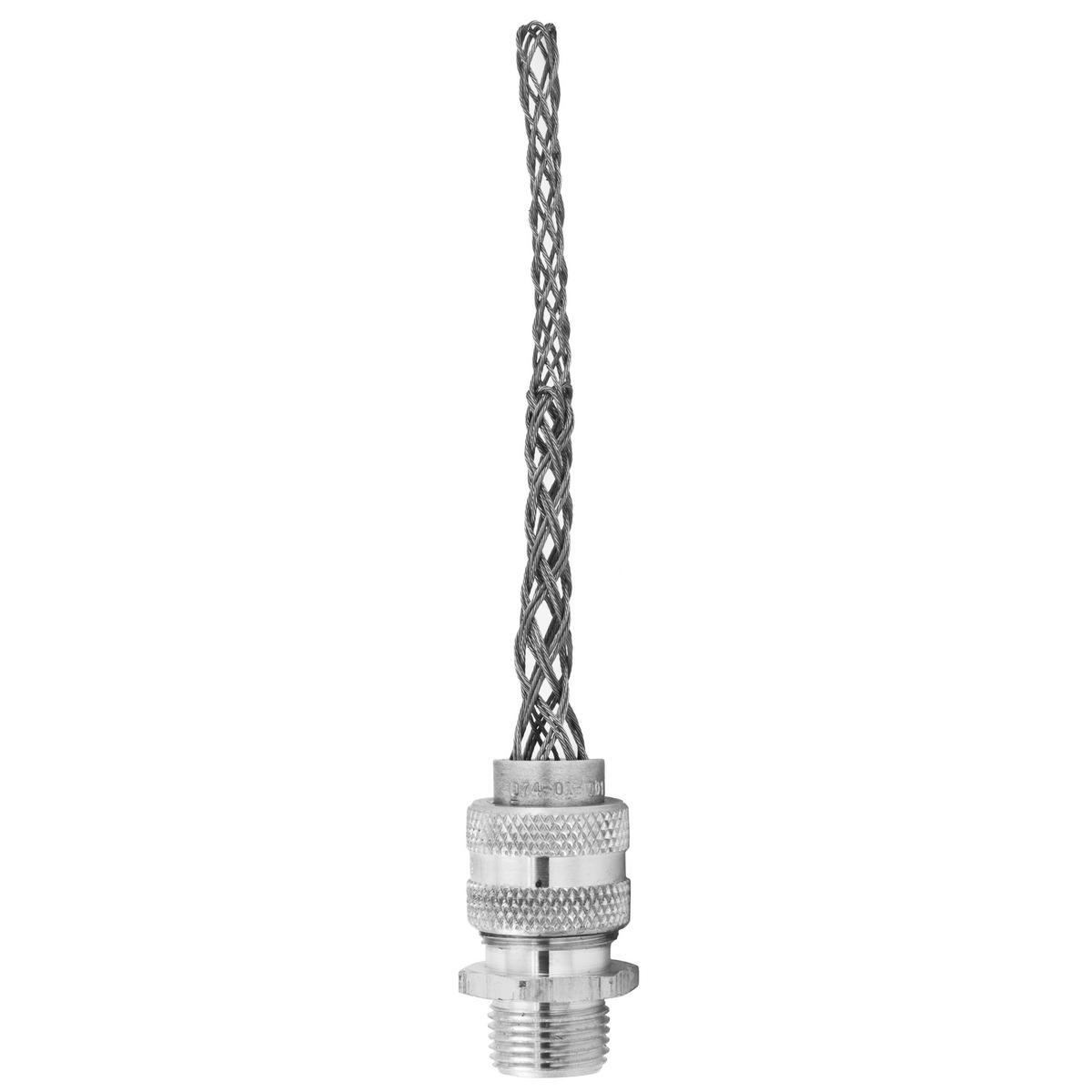 Hubbell Wiring Device-Kellems 7401034 Form 6 Standard Deluxe Cord Grip With Mesh, 2 in Trade, 1 Conductor, 1.562 to 1.687 in Cable Openings, Aluminum/Stainless Steel