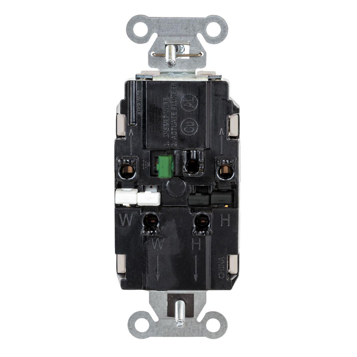 Hubbell Wiring Device-Kellems 8200STLATR Straight Blade Receptacles