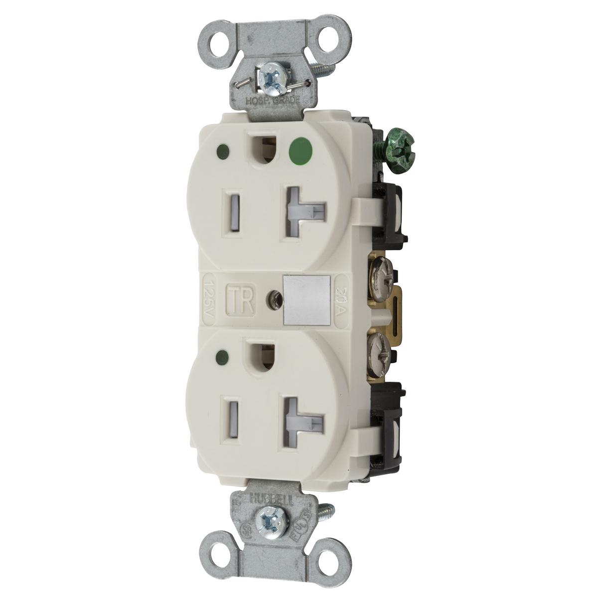 Hubbell Wiring Device-Kellems 8300LALTRA Straight Blade Receptacles