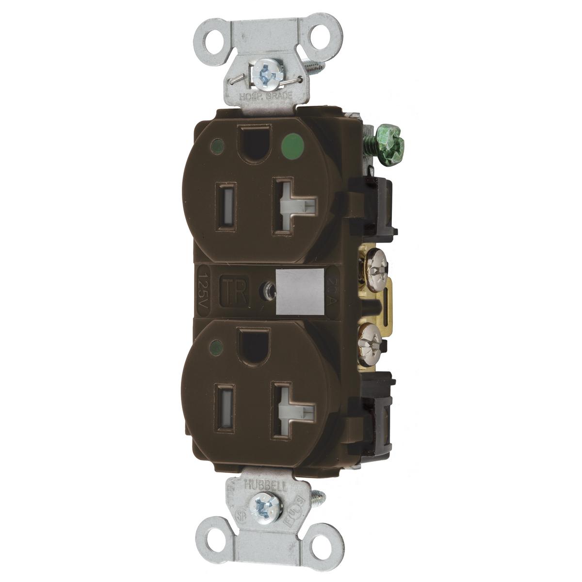 Hubbell Wiring Device-Kellems 8300LTRA Straight Blade Receptacles