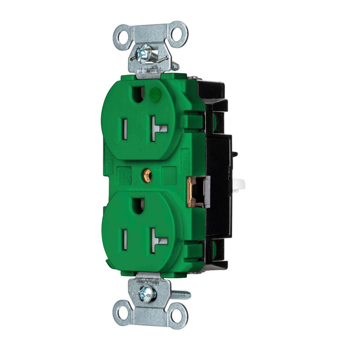 Hubbell Wiring Device-Kellems 8300STGNTR Straight Blade Receptacles