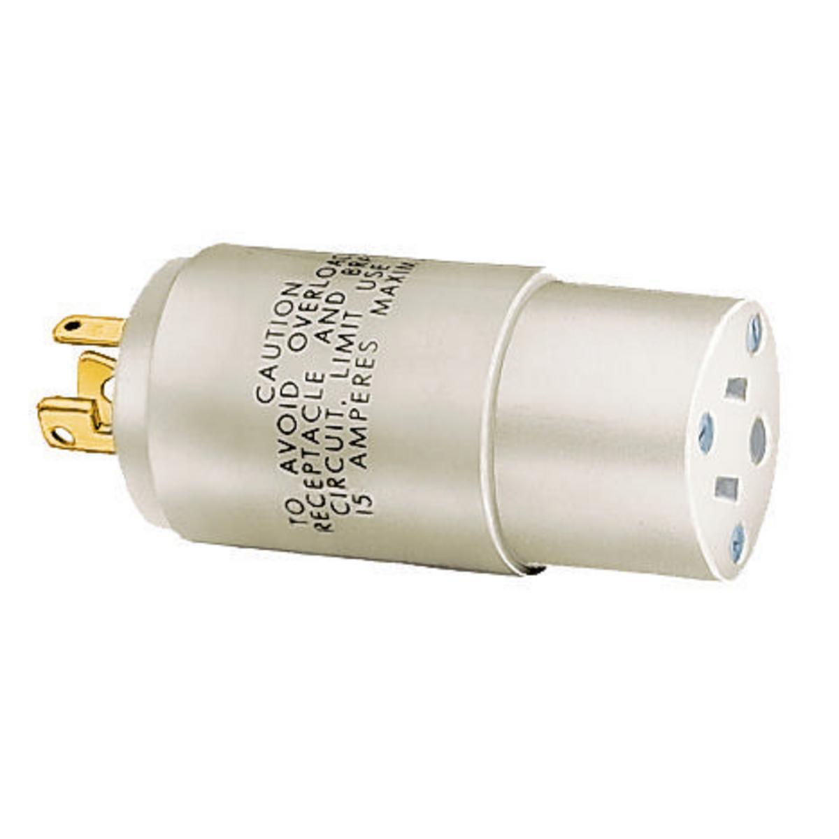 Hubbell Wiring Device-Kellems 9053A Straight Blade Plug Adapters