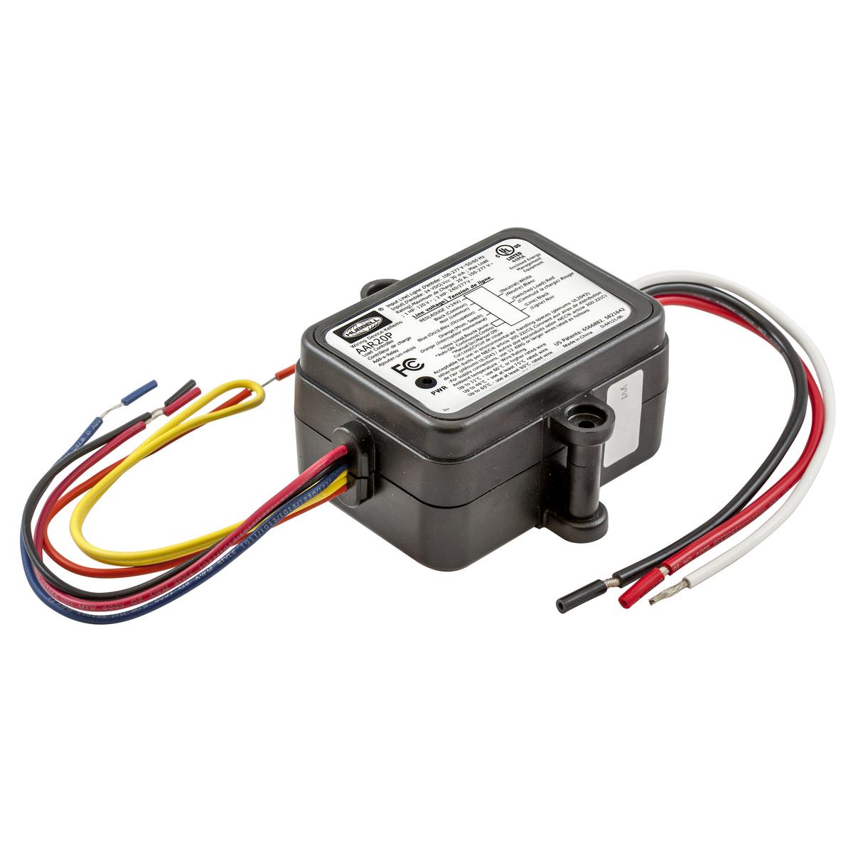 Hubbell Wiring Device-Kellems H-MOSS® PolyTrak® AAR20P 1-Stage Heavy Duty Standard Add-A-Relay, 100/277 V AC, 20 A