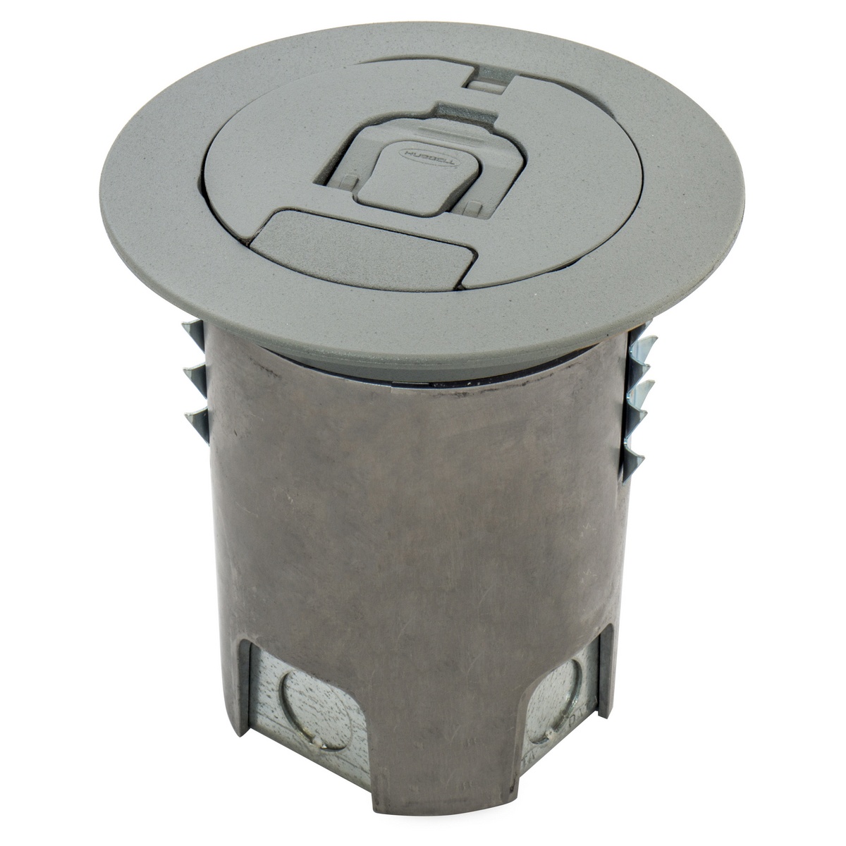 Hubbell Wiring Device-Kellems AFBS1R4GRY Floor Boxes