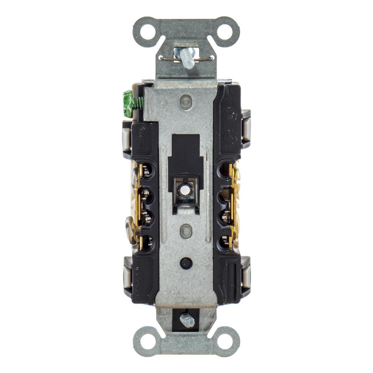 Hubbell Wiring Device-Kellems BR15C1GRY Straight Blade Receptacles