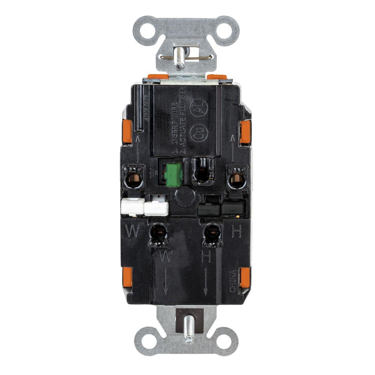 Hubbell Wiring Device-Kellems BR15STOTR Straight Blade Receptacles