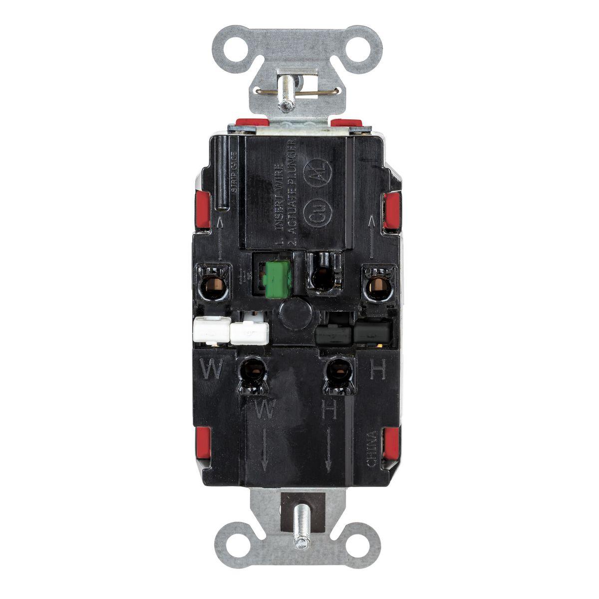Hubbell Wiring Device-Kellems BR20STR Straight Blade Receptacles