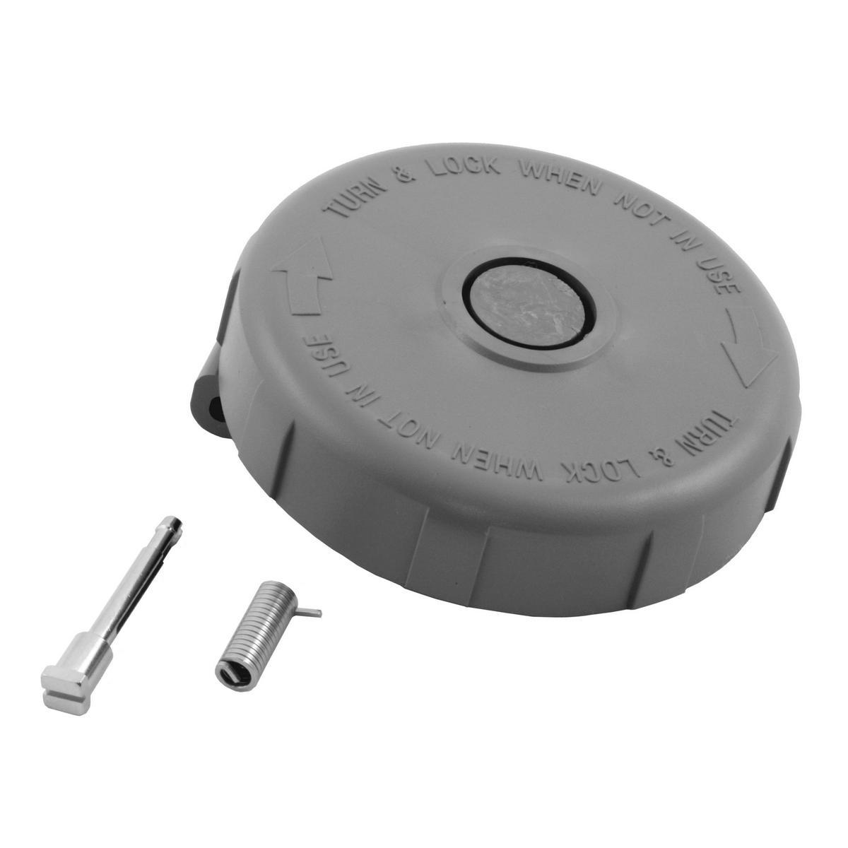 Hubbell Wiring Device-Kellems CA3430MI Heavy Duty Industrial Grade Replacement Standard Sized Watertight Pressure Screw Terminal Mechanical Interlock Cover, Thermoplastic, Gray