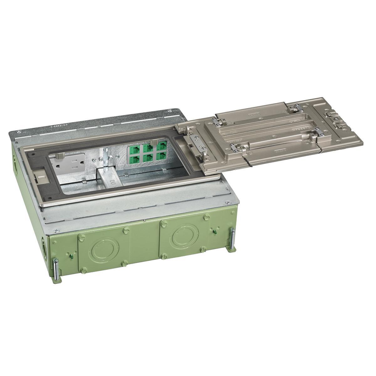 Hubbell Wiring Device-Kellems CFB4G30CR Floor Boxes