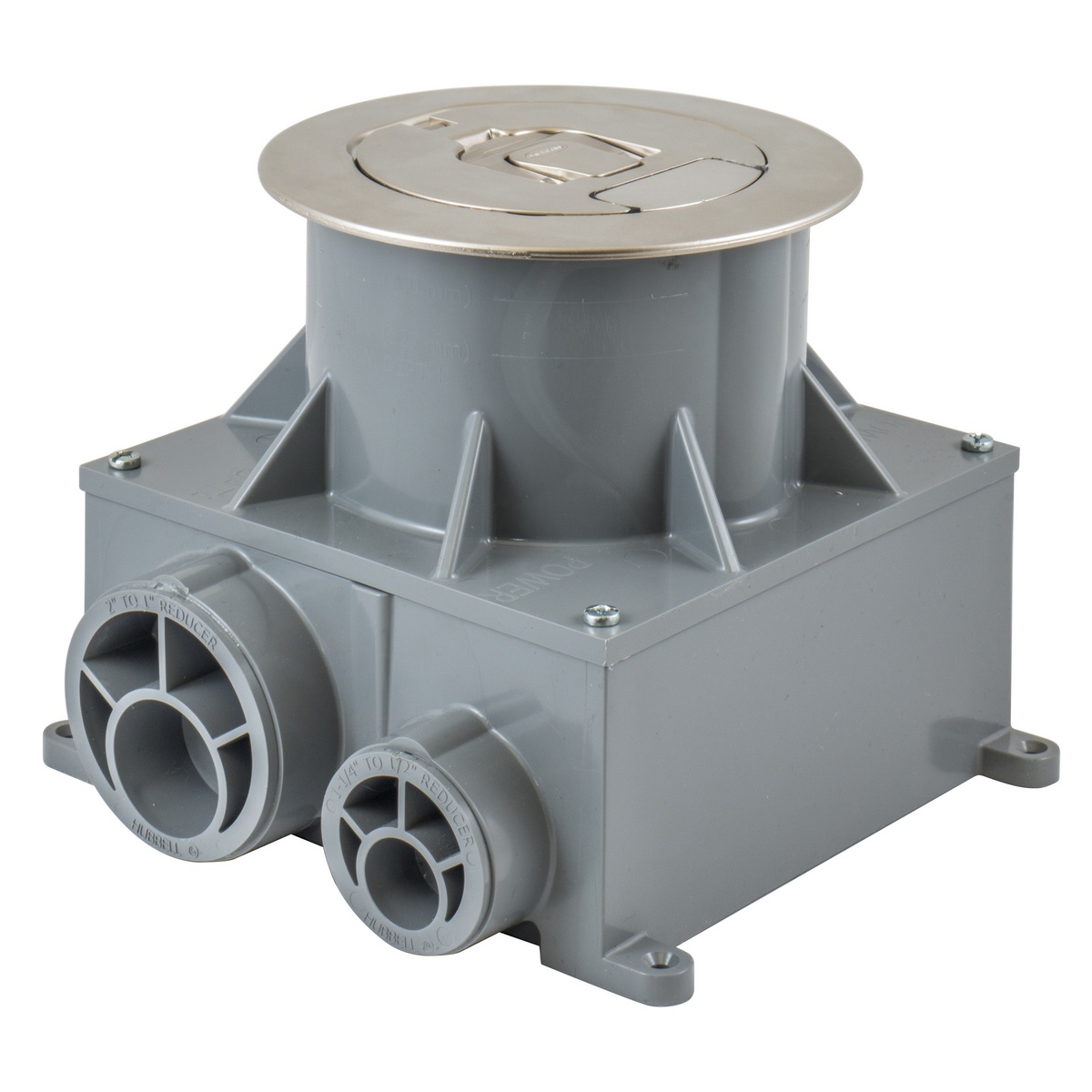 Hubbell Wiring Device-Kellems CFBS1R4PFB Floor Boxes