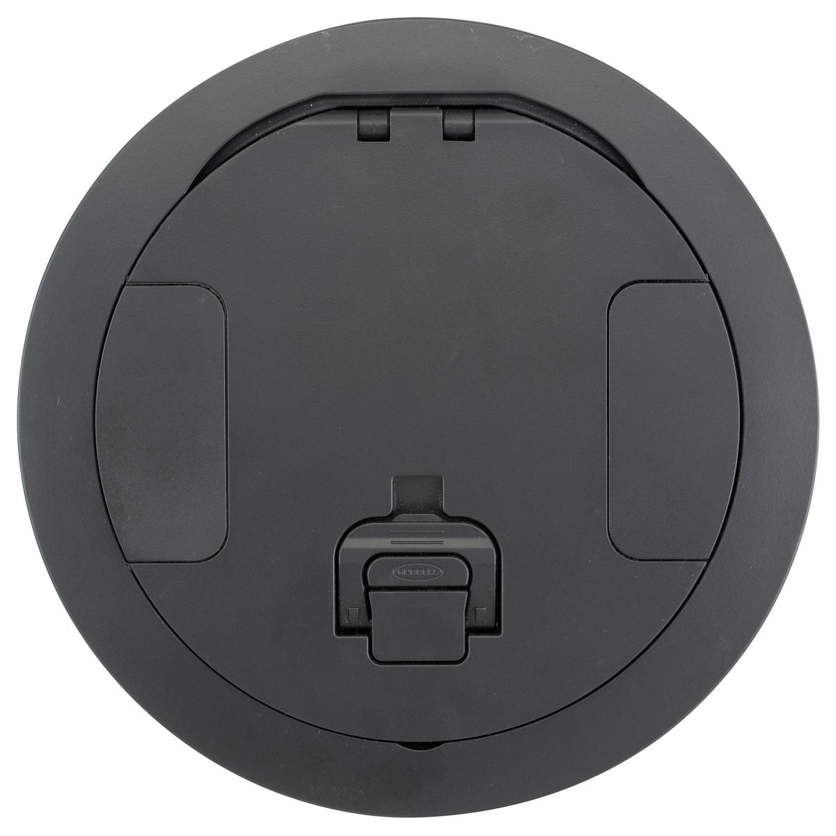 Hubbell Wiring Device-Kellems CFBS1R8CVRBLK Floor Box Covers