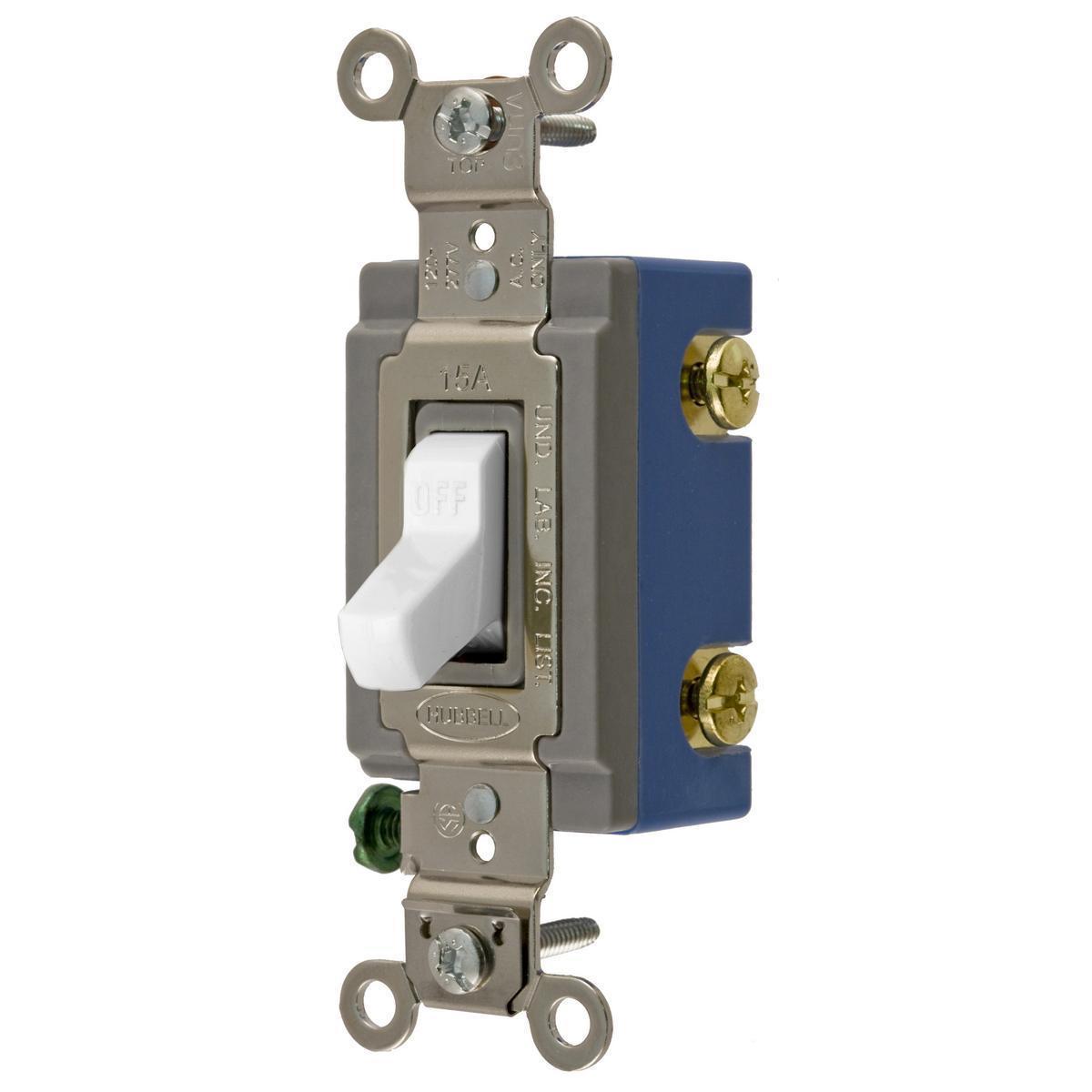 Hubbell Wiring Device-Kellems CS1201WU Toggle Switches