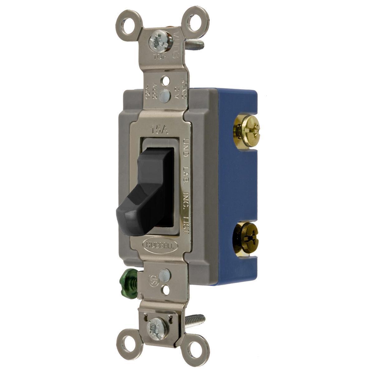 Hubbell Wiring Device-Kellems CS1203BKU Toggle Switches