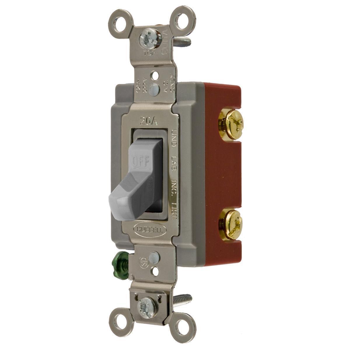 Hubbell Wiring Device-Kellems CS1222GYU Toggle Switches