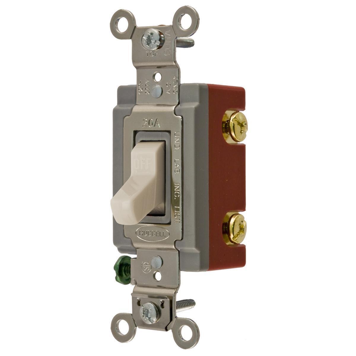Hubbell Wiring Device-Kellems CS1221LAU Toggle Switches