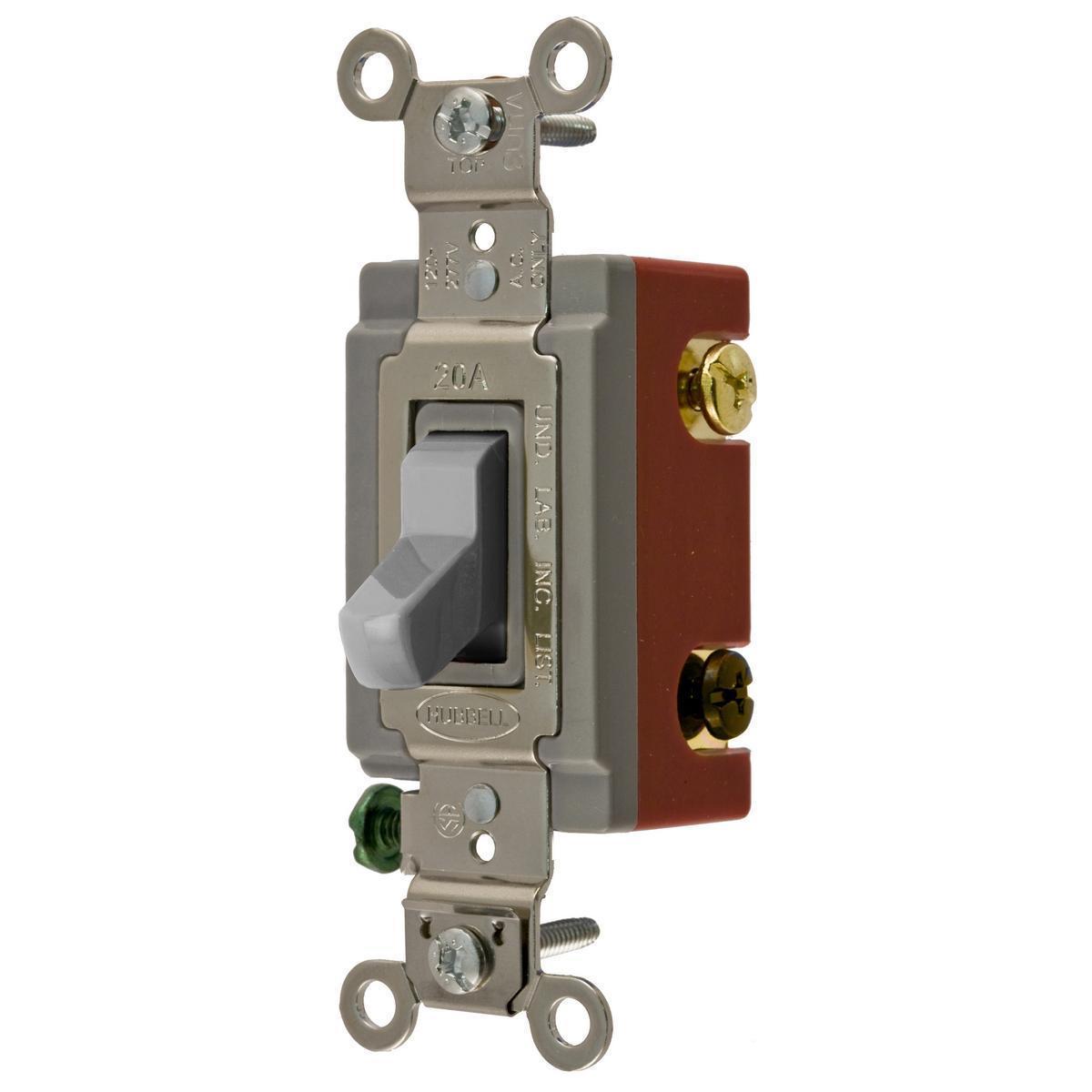 Hubbell Wiring Device-Kellems CS1224GYU Toggle Switches