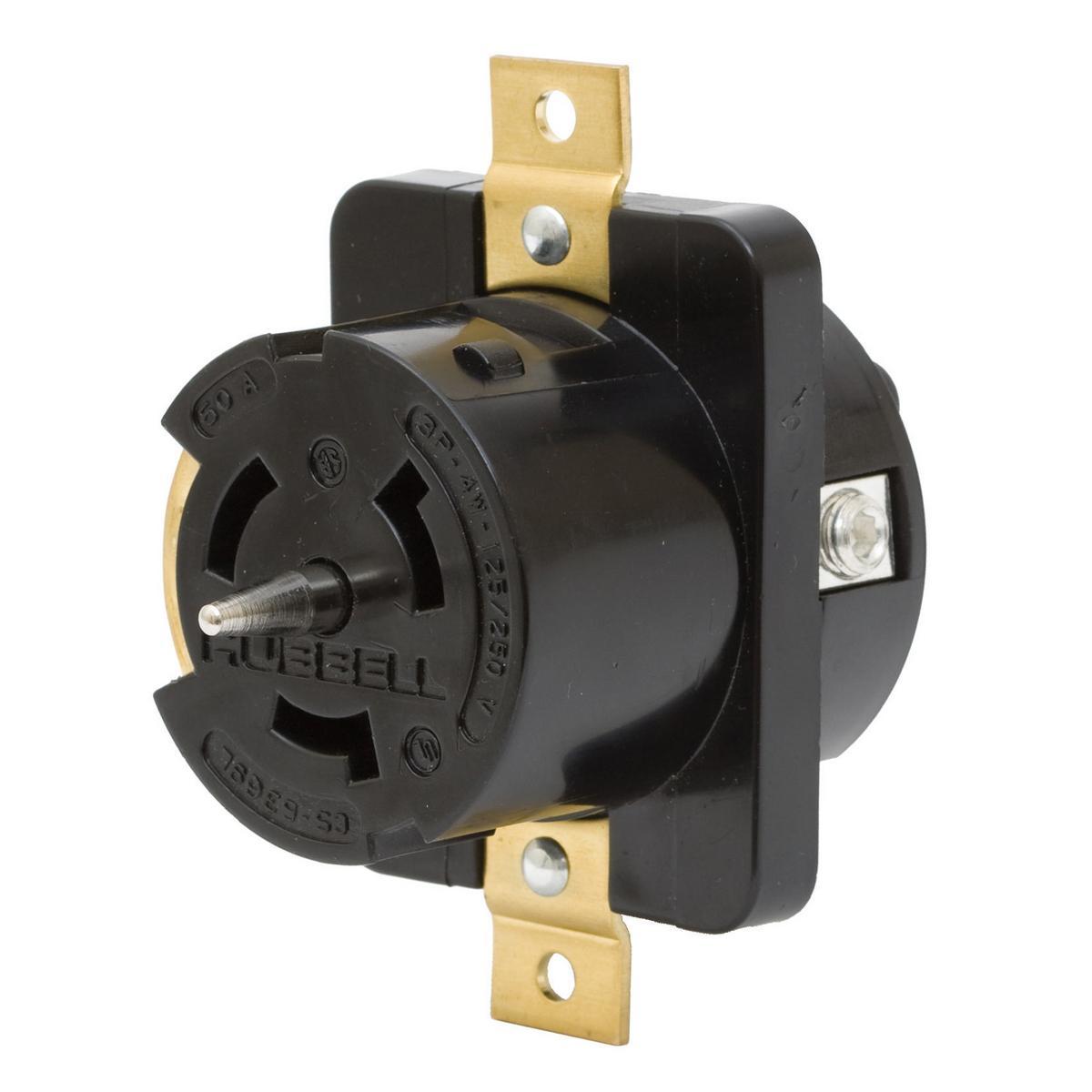 Hubbell Wiring Device-Kellems CS6369L Locking Receptacles