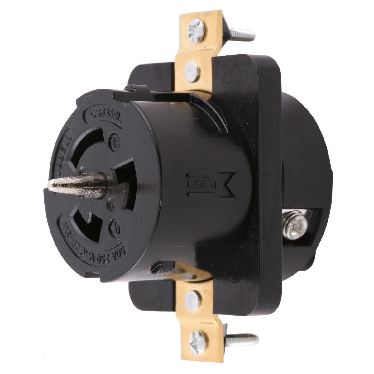 Hubbell Wiring Device-Kellems CS8369L Locking Receptacles
