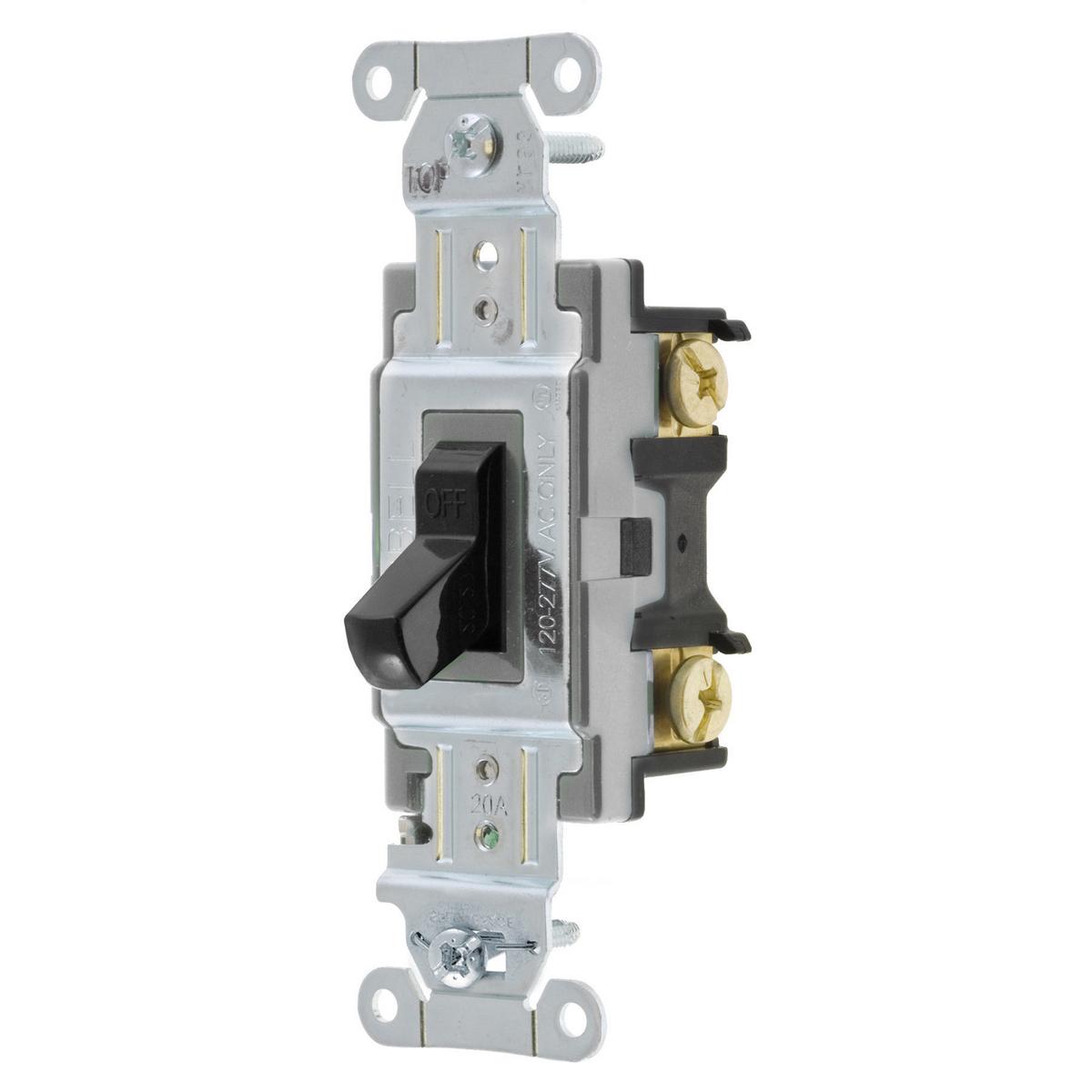 Hubbell Wiring Device-Kellems CSB120BKLV Toggle Switches