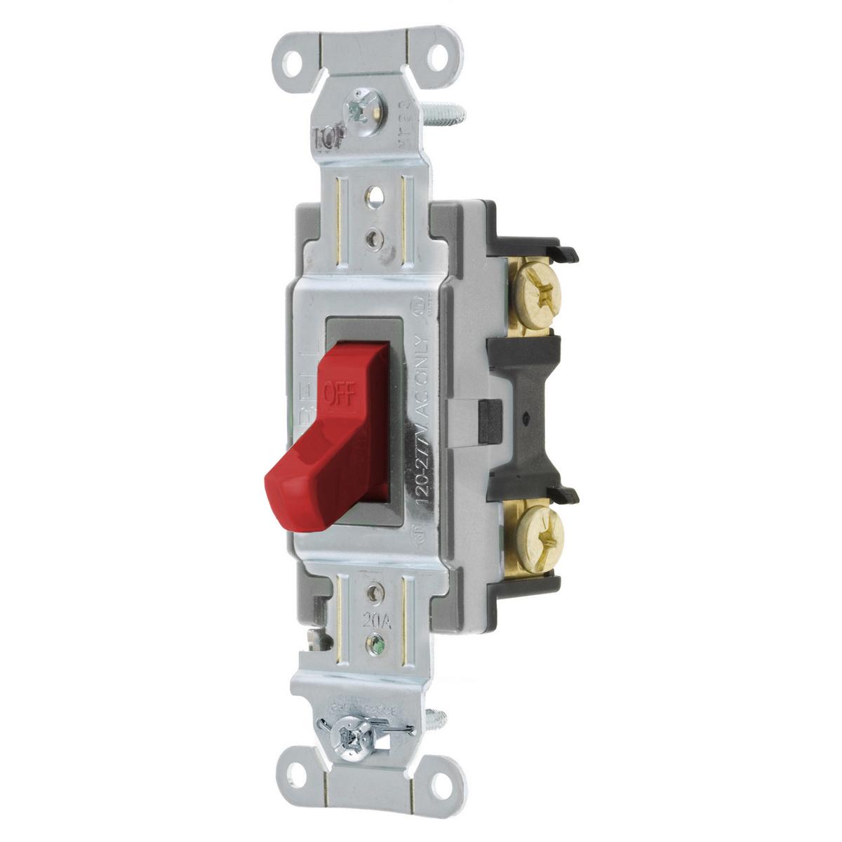 Hubbell Wiring Device-Kellems CSB120RLV Toggle Switches