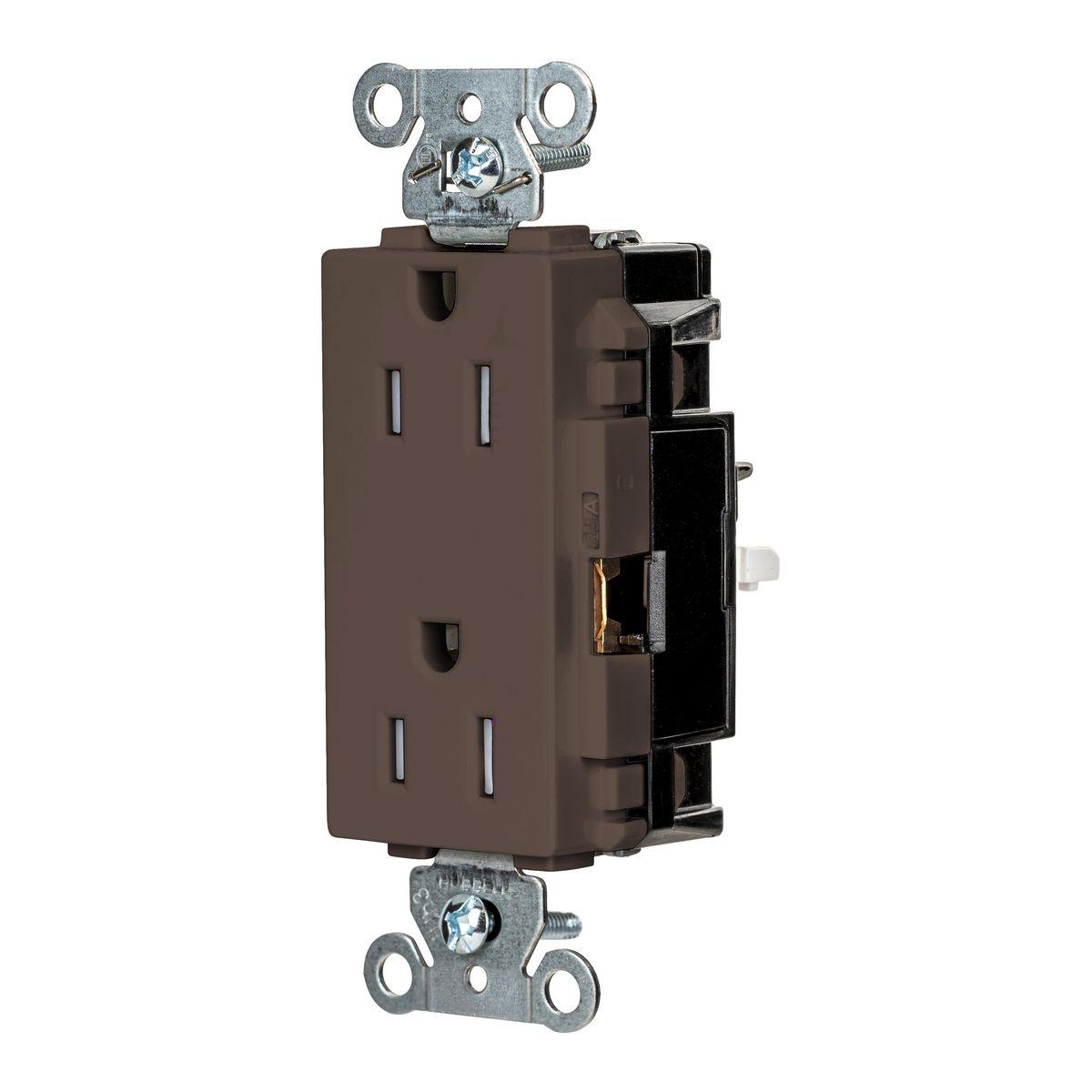 Hubbell Wiring Device-Kellems DR15STTR Straight Blade Receptacles