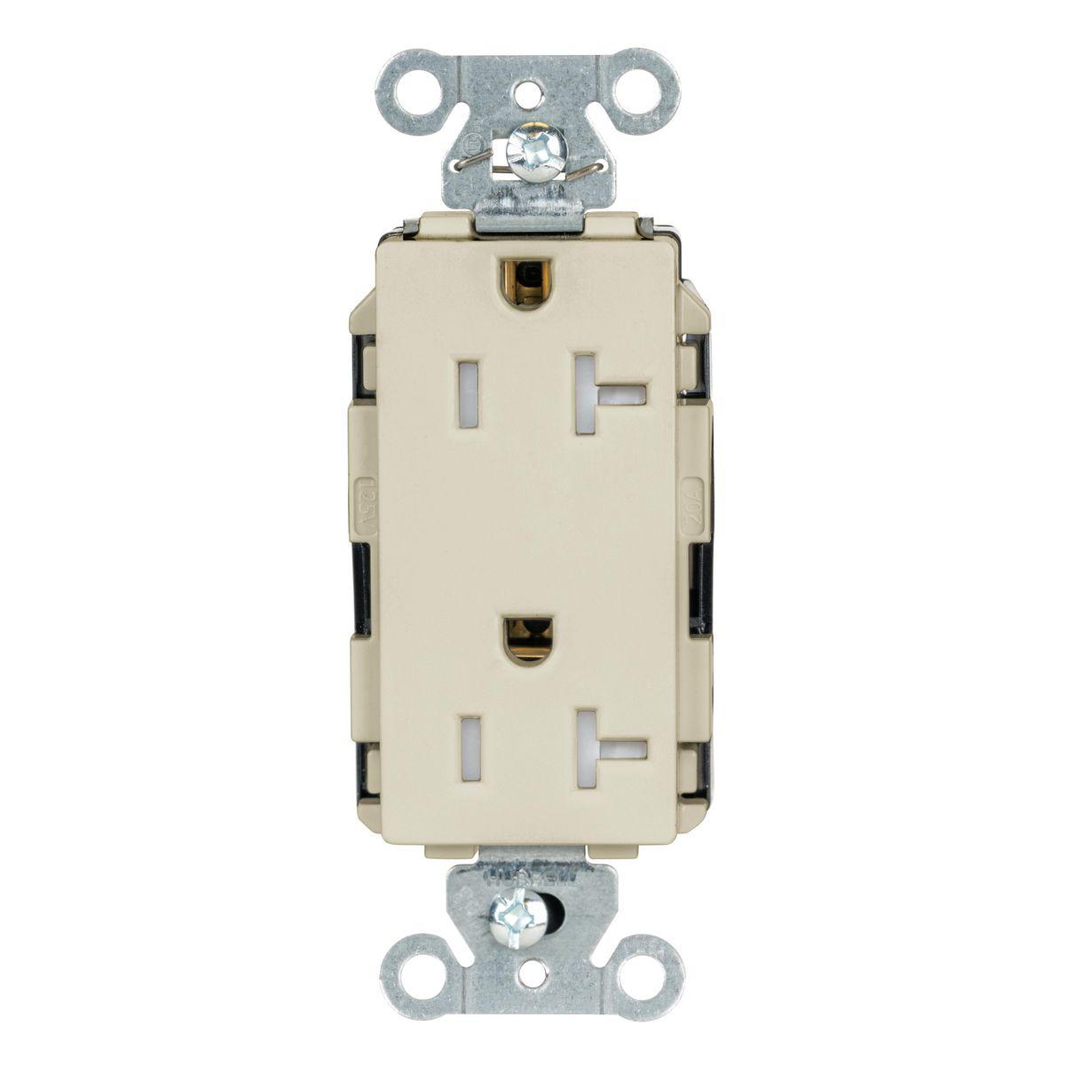 Hubbell Wiring Device-Kellems DR20STITR Straight Blade Receptacles