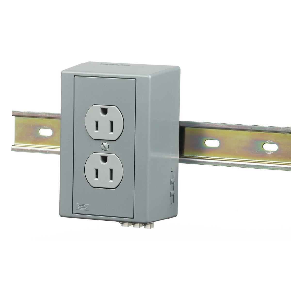 Hubbell Wiring Device-Kellems DRUB15CB5 Straight Blade Receptacles