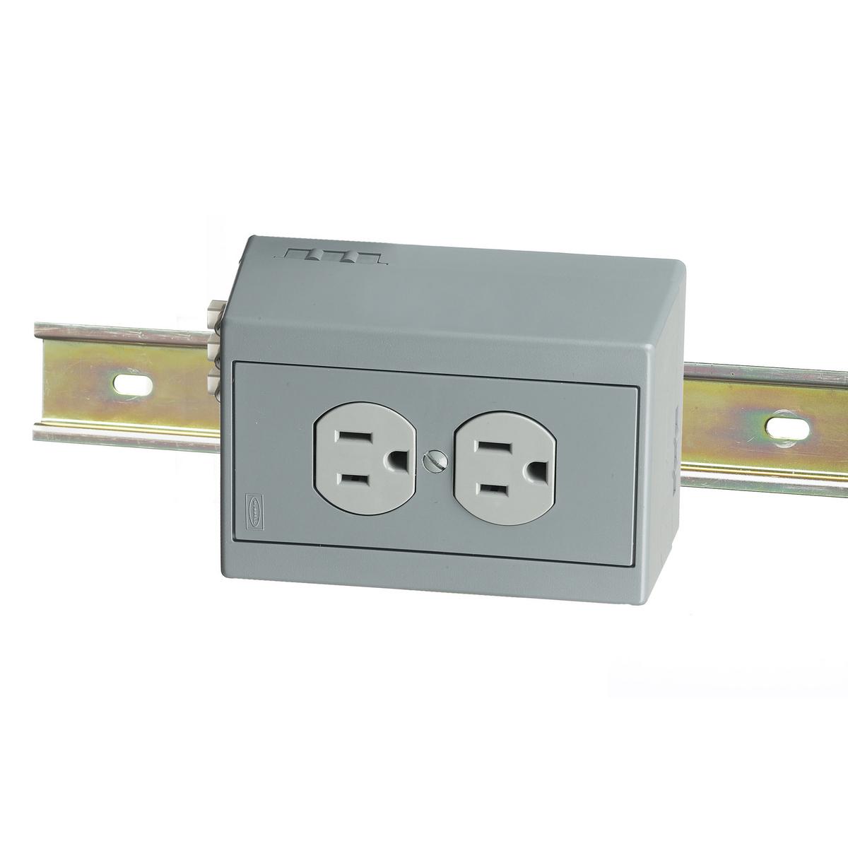 Hubbell Wiring Device-Kellems DRUB15HCB5 Straight Blade Receptacles