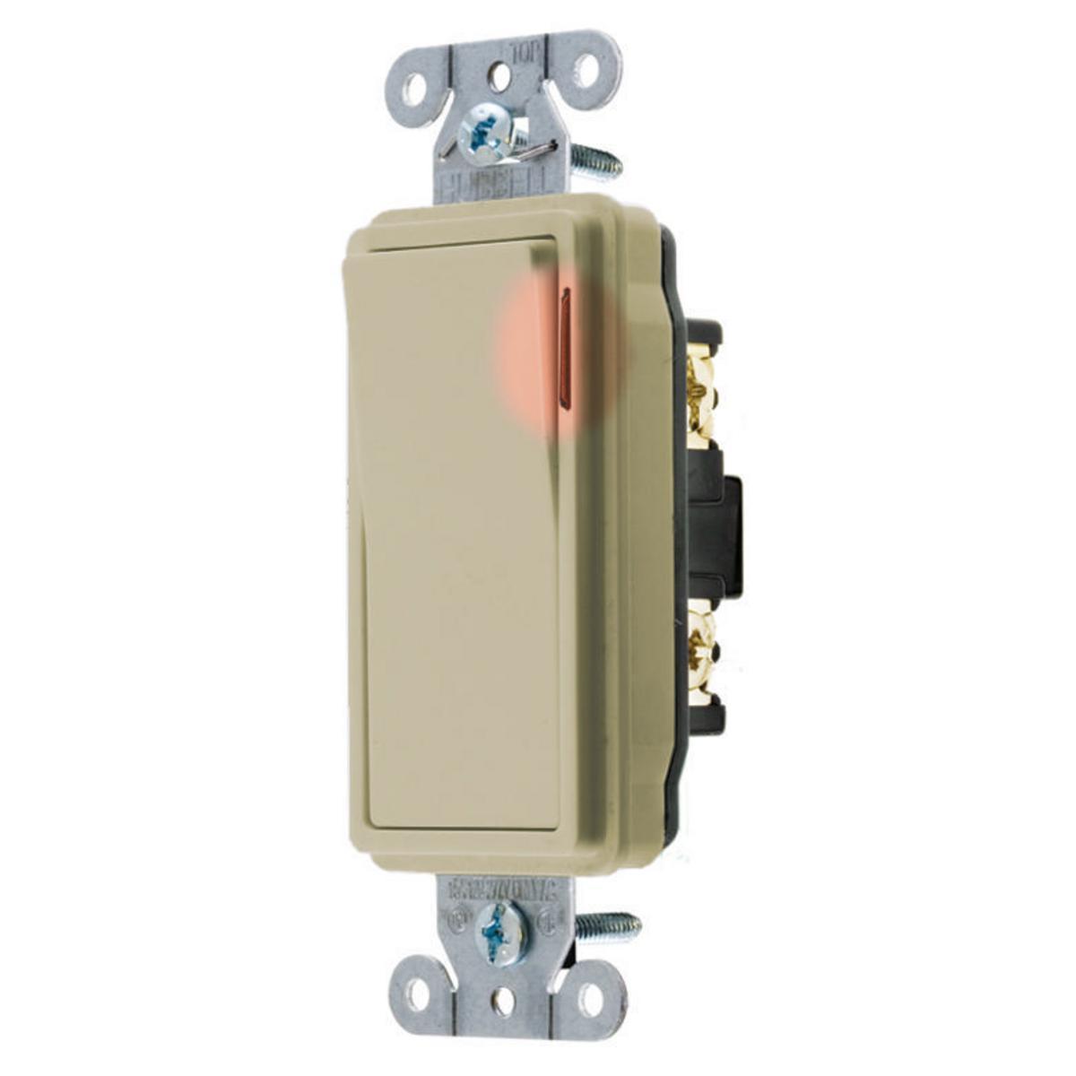 Hubbell Wiring Device-Kellems DS120PLI Decorative Switches
