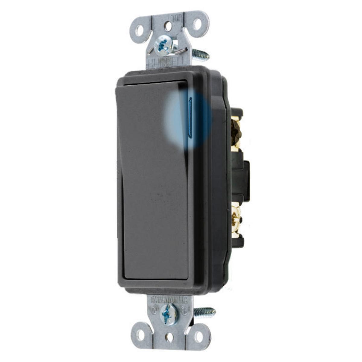 Hubbell Wiring Device-Kellems DS320ILBK Decorative Switches