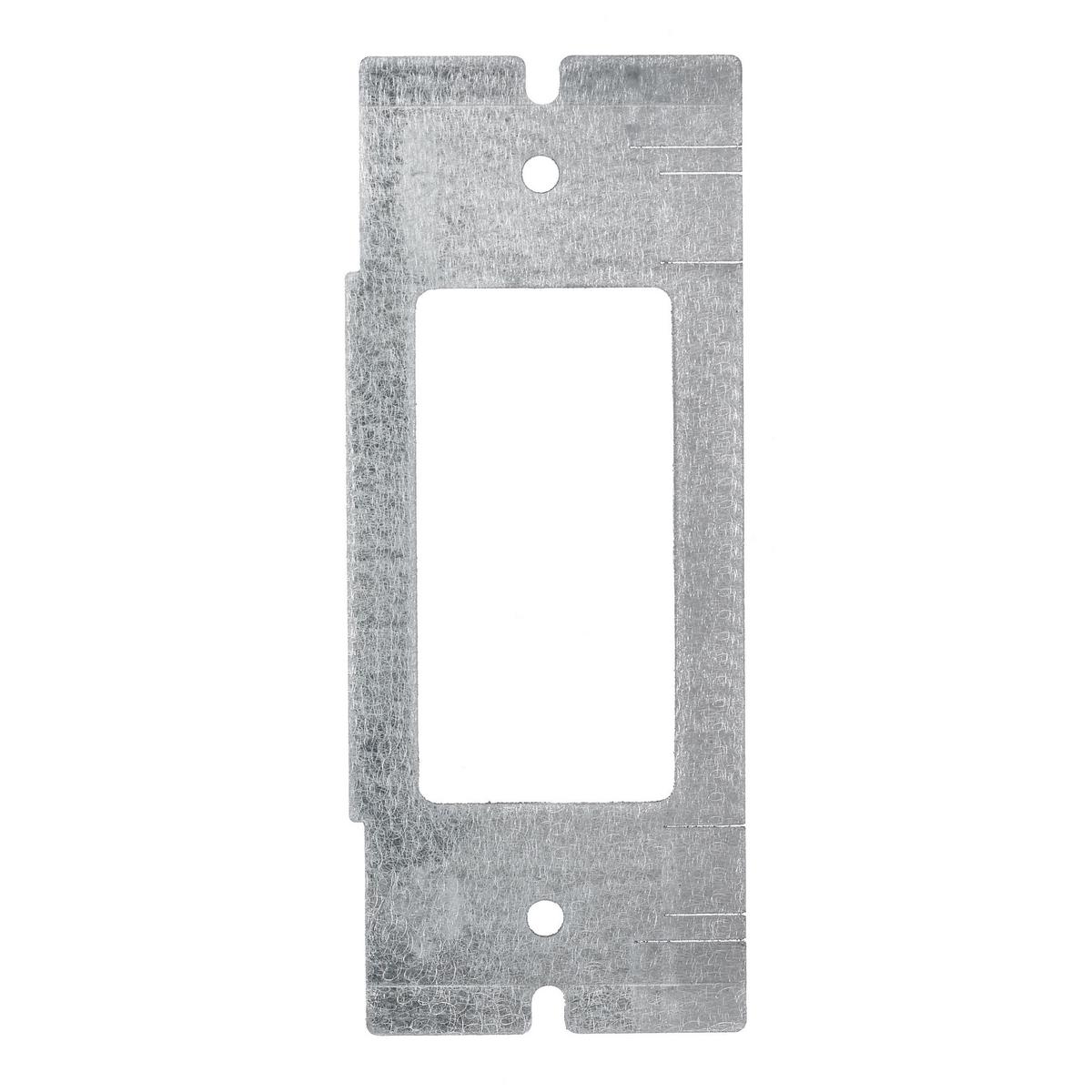 Hubbell Wiring Device-Kellems FBMPREC Standard Sized Faceplate With (1) Style Line®/Decorator Opening, 2/4/6 Gangs, Galvanized Stamped Steel