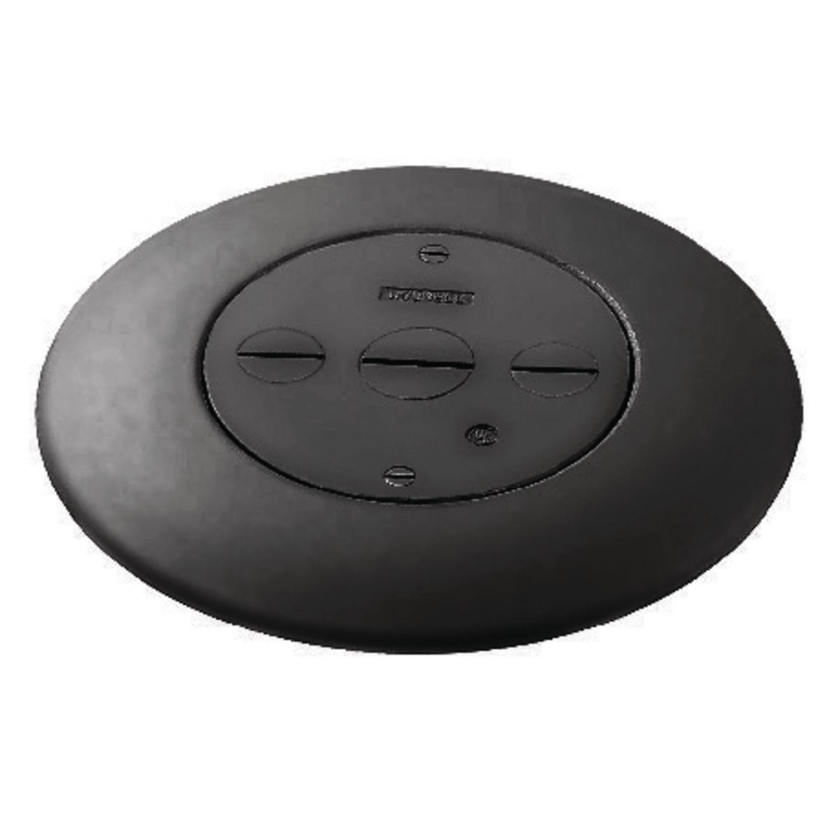 Hubbell Wiring Device-Kellems FRF3BK Poke-Through Covers