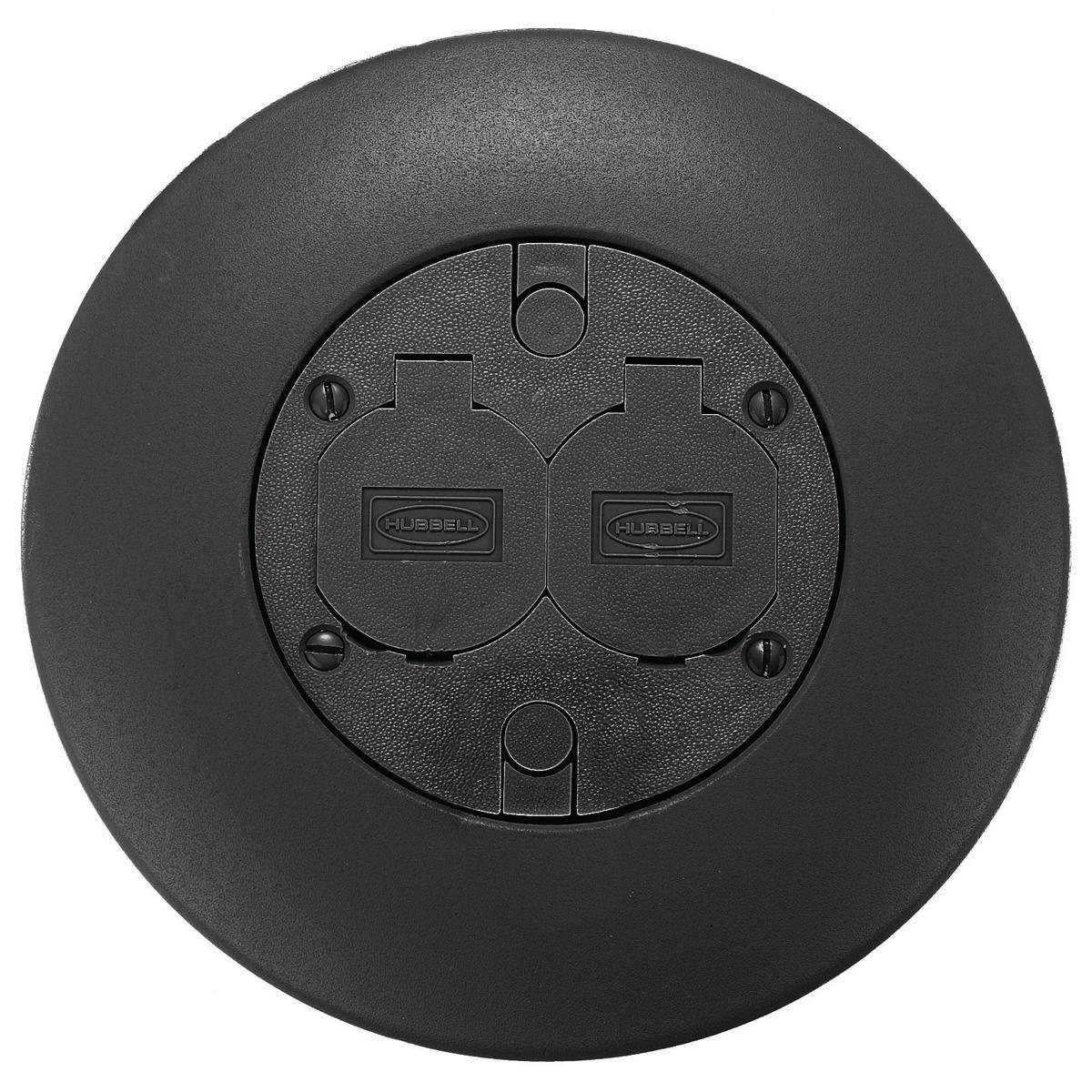 Hubbell Wiring Device-Kellems FRFBLA Poke-Through Covers
