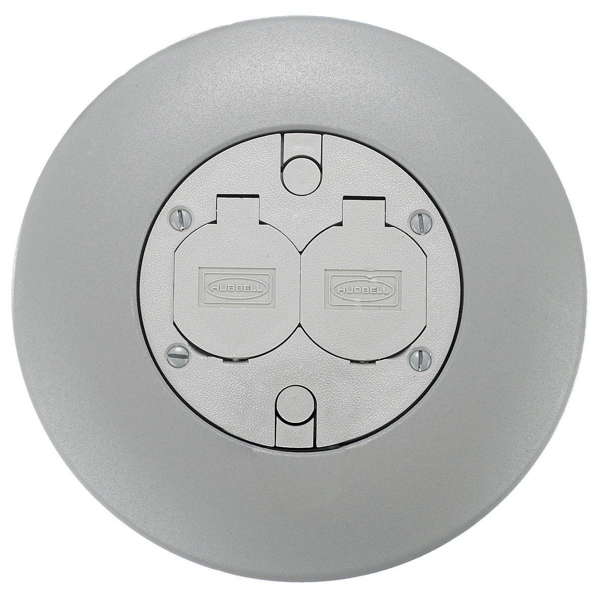 Hubbell Wiring Device-Kellems FRFGYA Poke-Through Covers