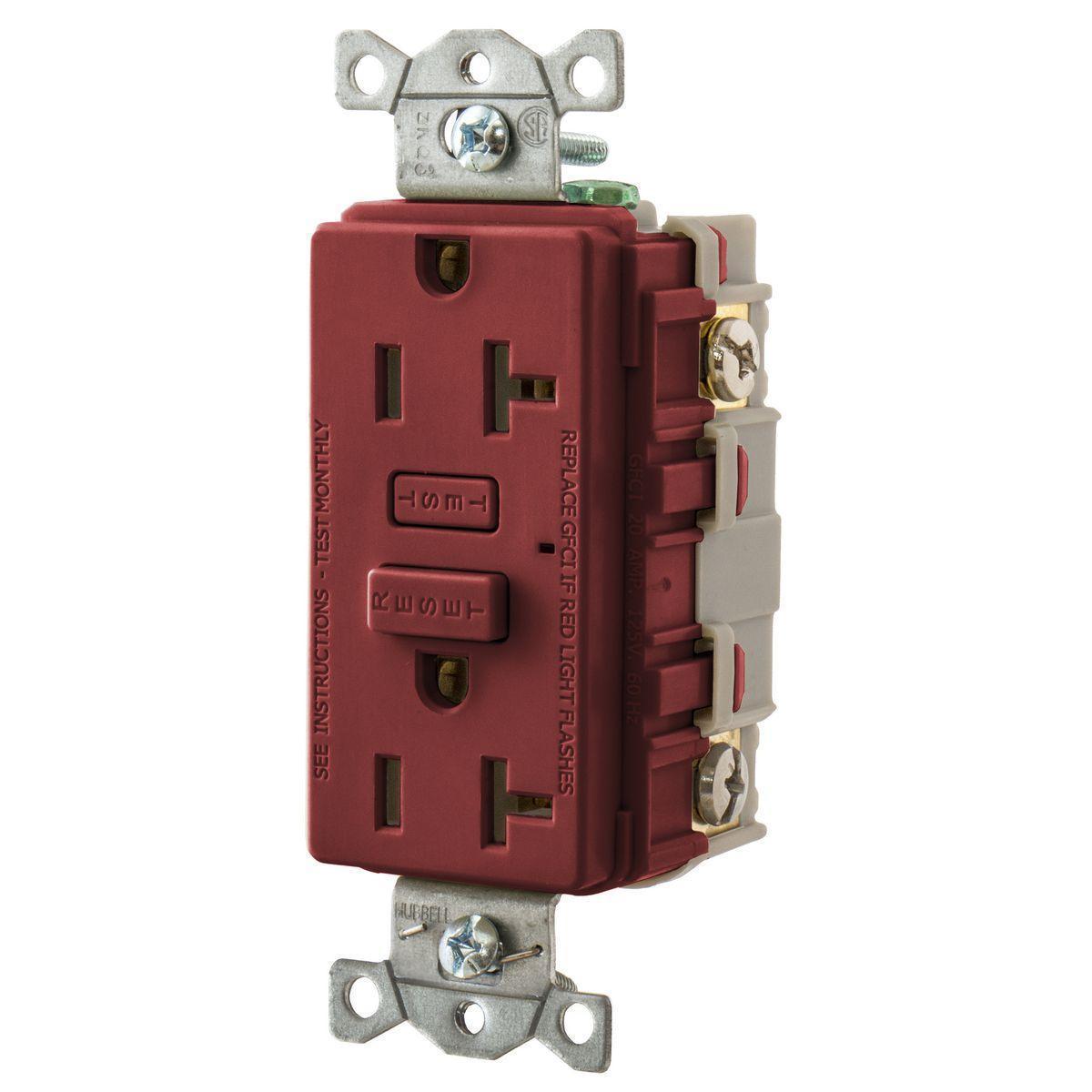 Hubbell Wiring Device-Kellems GF20R GFCI Receptacles