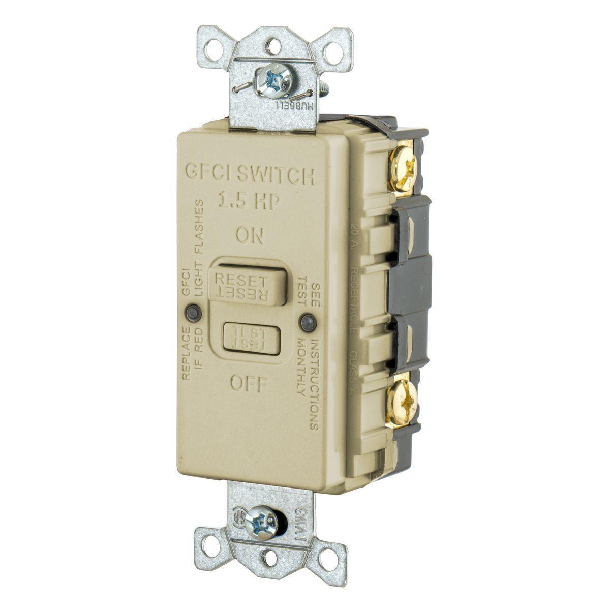 Hubbell Wiring Device-Kellems GFBFHP20I Blank Face GFCI Receptacles